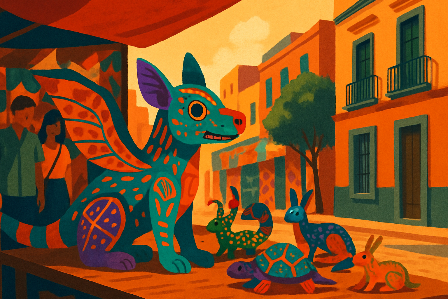 Alebrijes in Mexico City