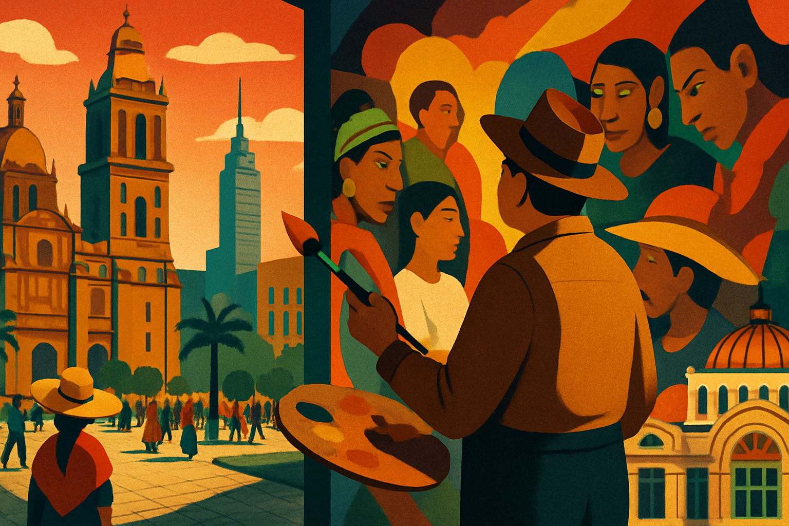 Diego Rivera Murals in Mexico City