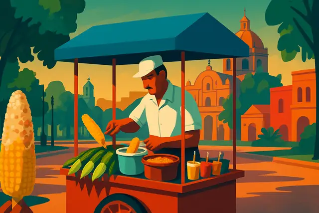 Elotes & Esquites in Mexico City