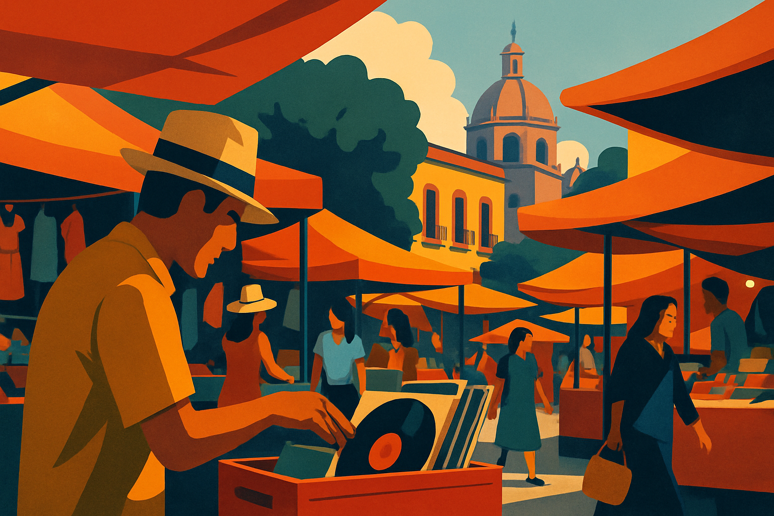 La Lagunilla Market Mexico City