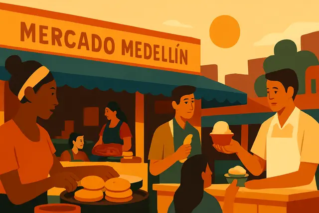 Mercado de Medellín Mexico City