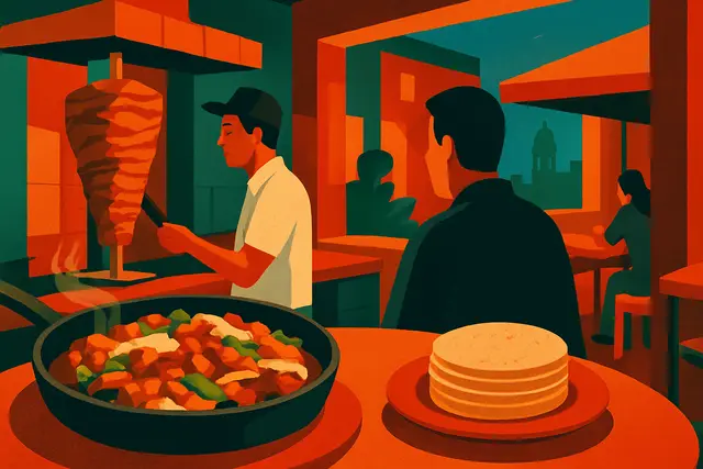 Tacos de Alambre in Mexico City