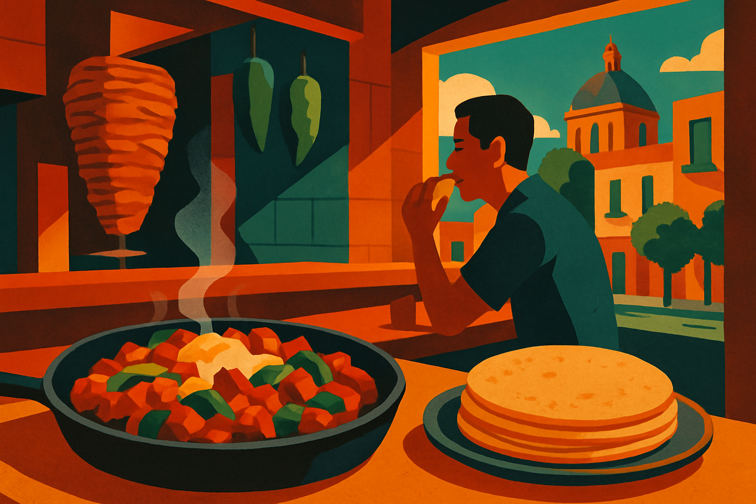 Tacos de Alambre in Mexico City
