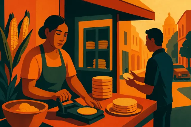 Artisan Tortillas in Mexico City