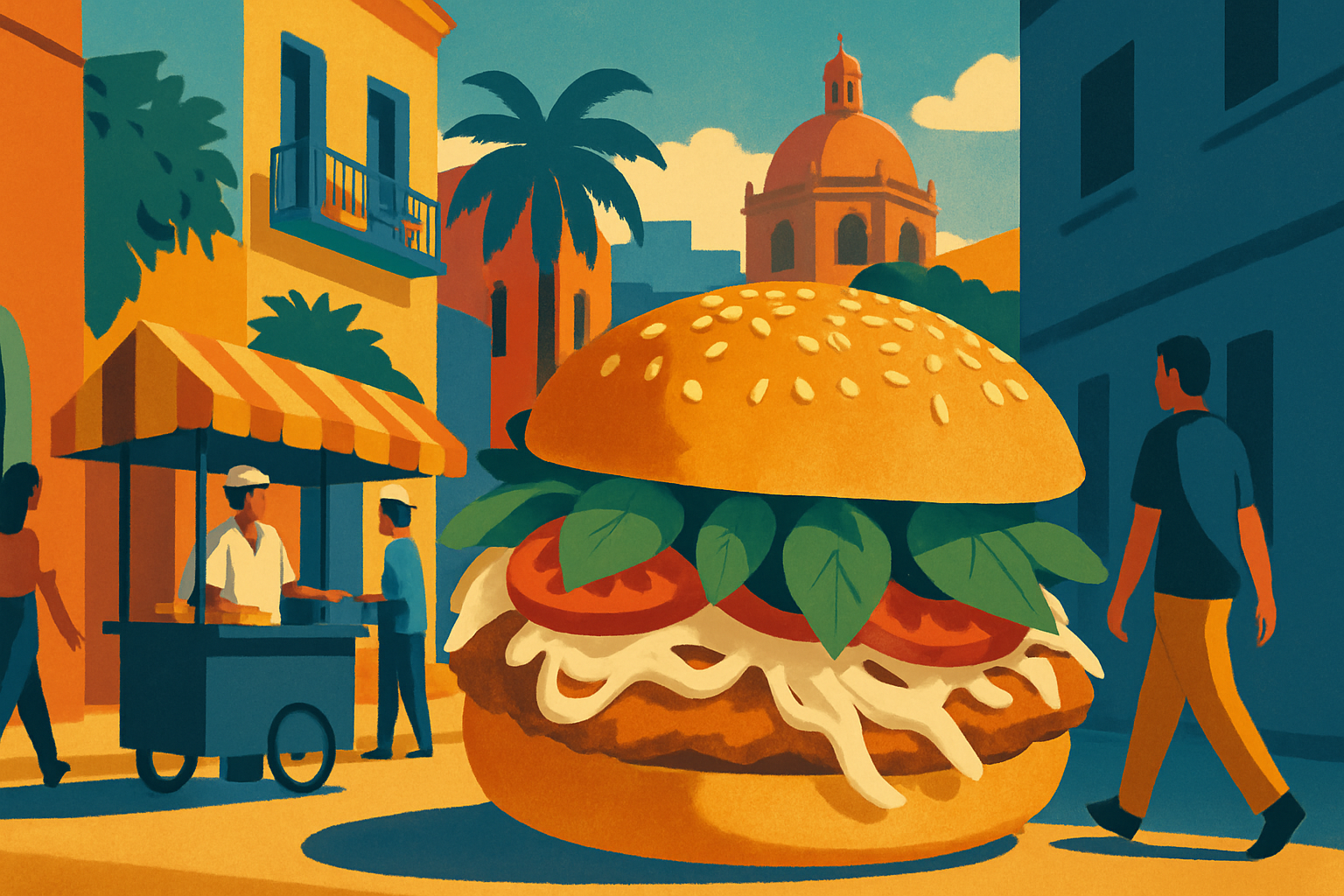 Cemitas in Mexico City