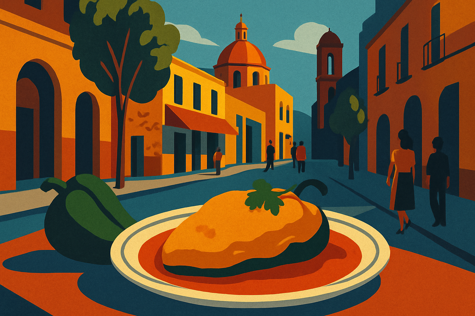 Chiles Rellenos in Mexico City
