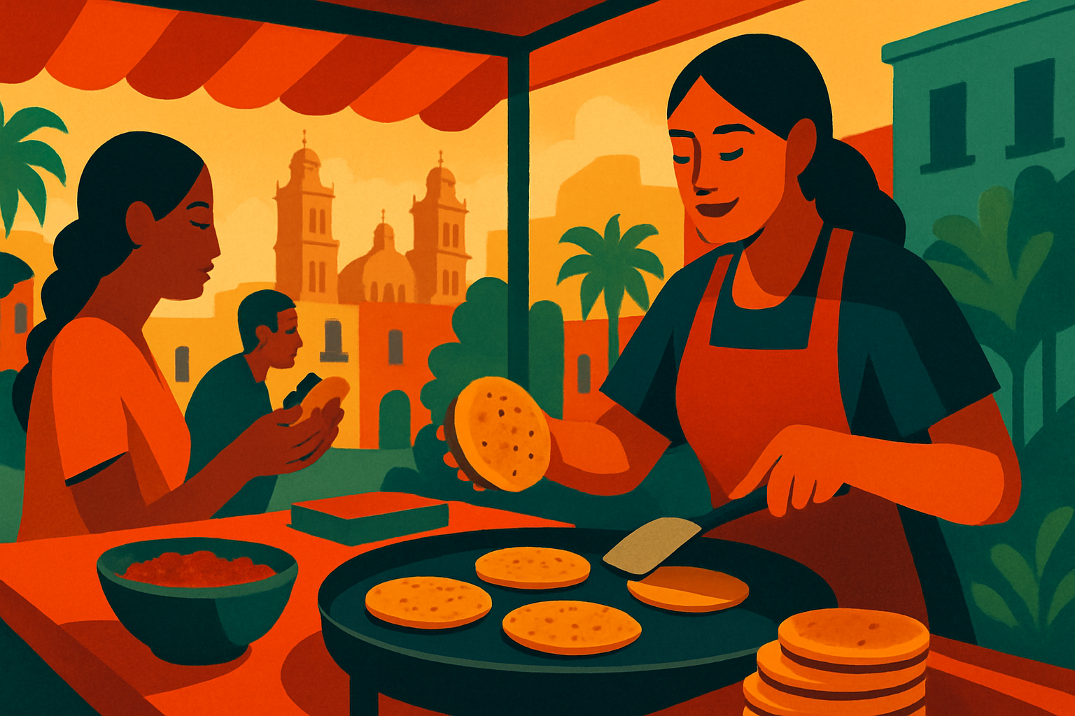Gorditas in Mexico City