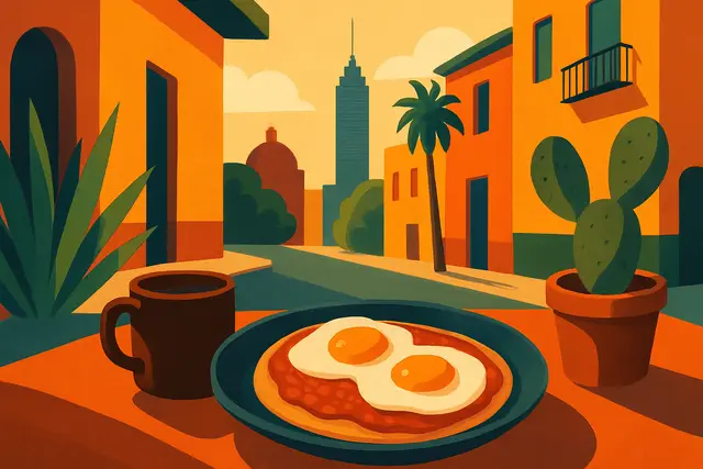 Huevos Rancheros in Mexico City