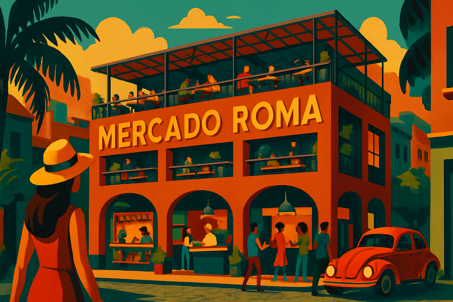 Mercado Roma Mexico City
