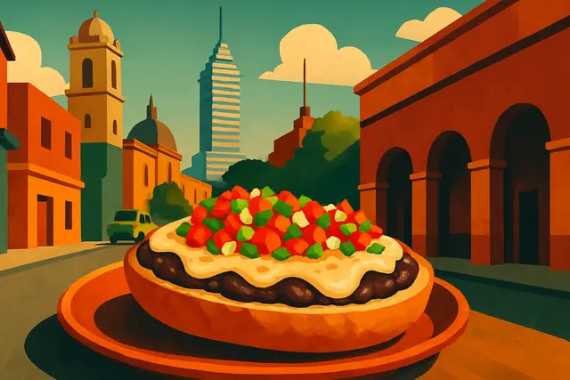Molletes in Mexico City