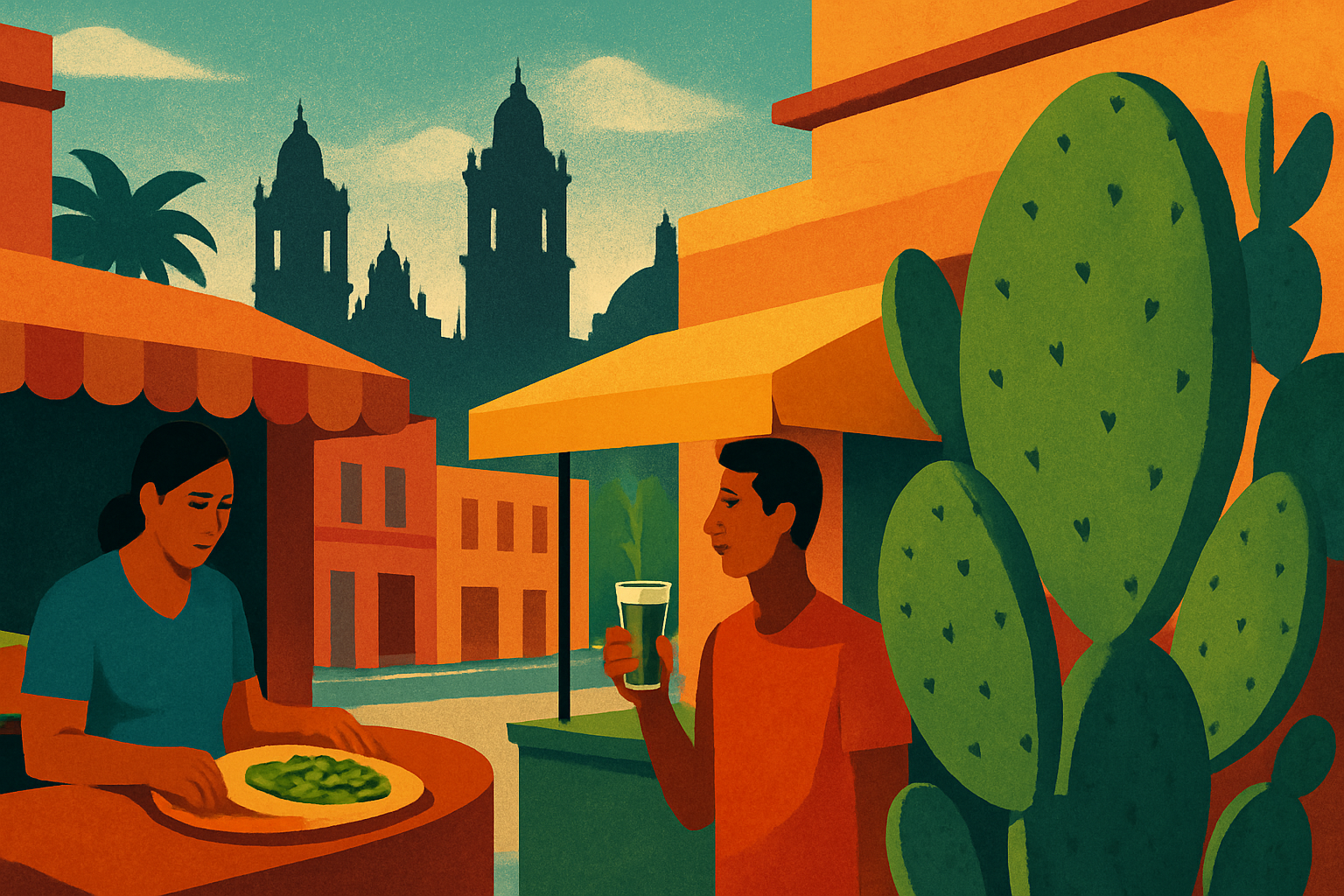 Nopales in Mexico City