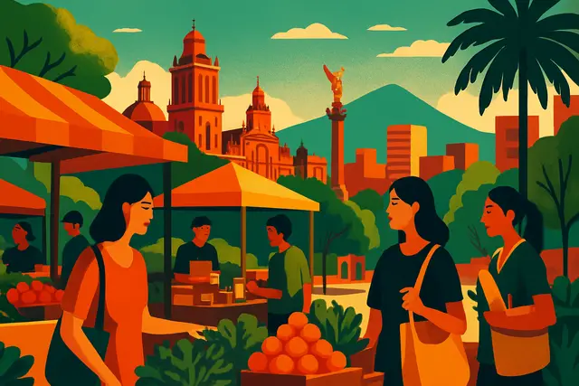 Organic Markets in Mexico City