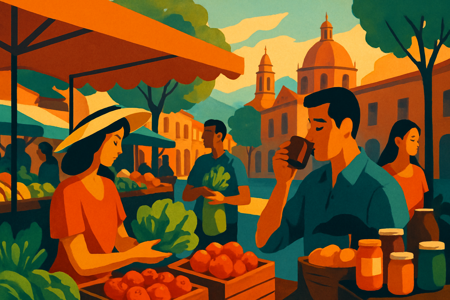 Organic Markets in Mexico City