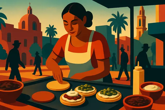 Sopes in Mexico City
