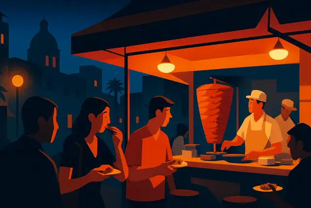 Late Night Tacos in Mexico City