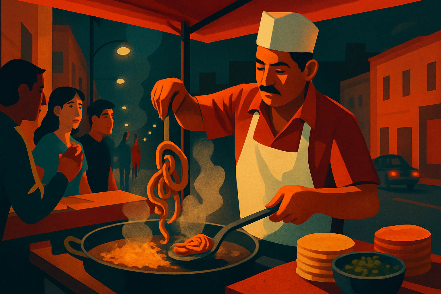 Tacos de Tripa in Mexico City