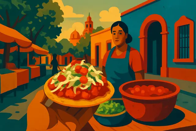 Tostadas in Mexico City