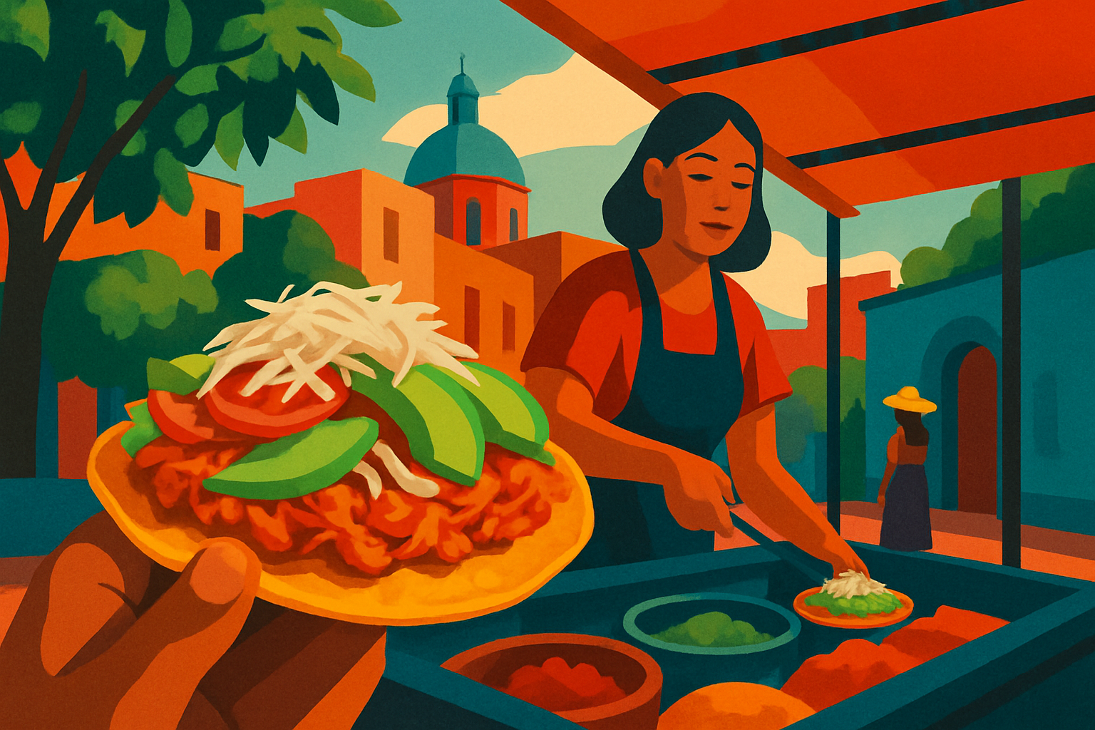 Tostadas in Mexico City