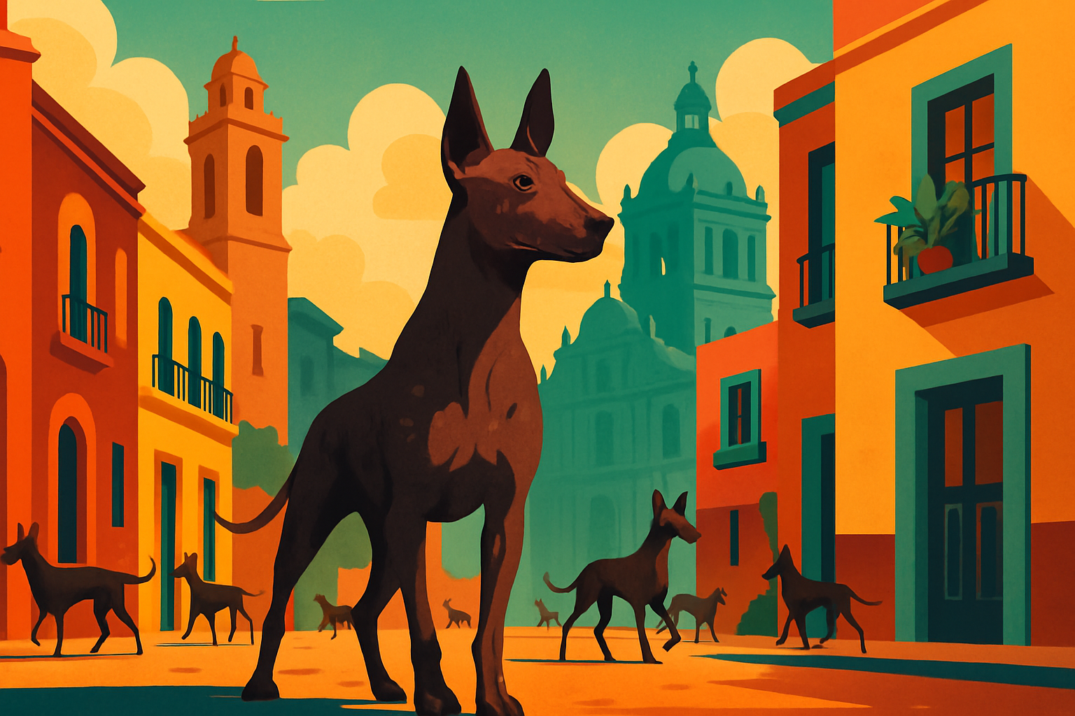 The Xoloitzcuintli in Mexico City