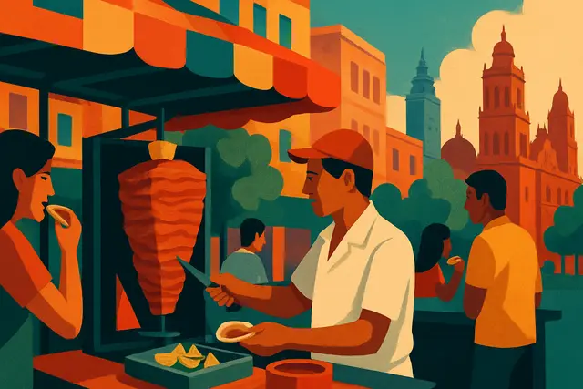 Tacos al Pastor in Mexico City