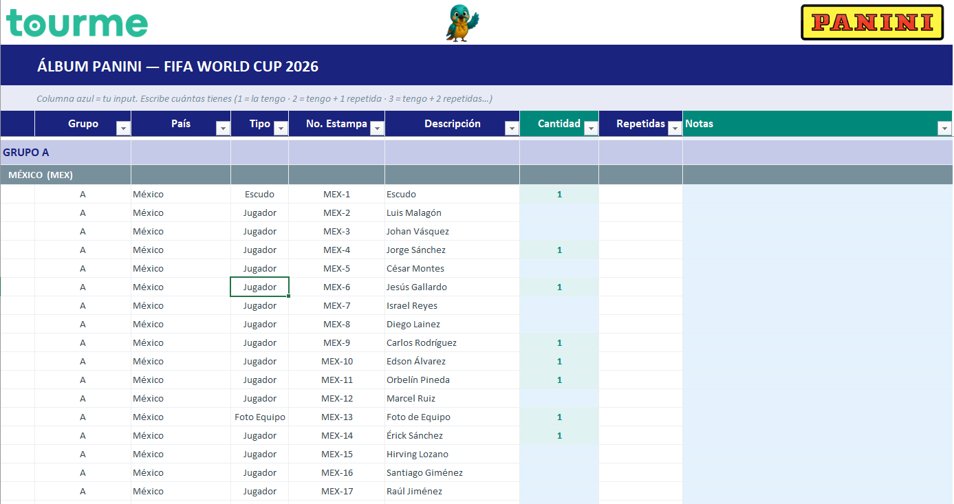 World Cup 2026 Panini Tracker