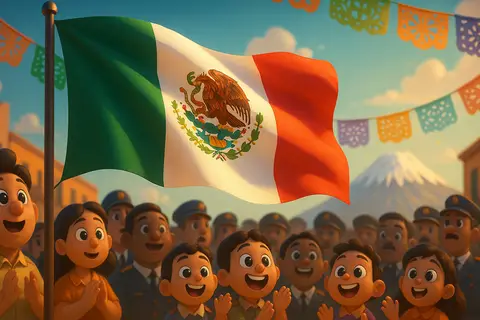 The Flag of Mexico